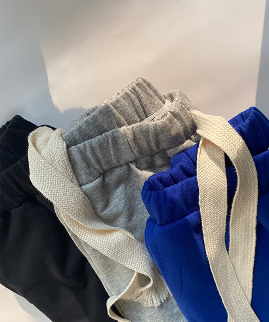 Long Cord Balloon Joggers