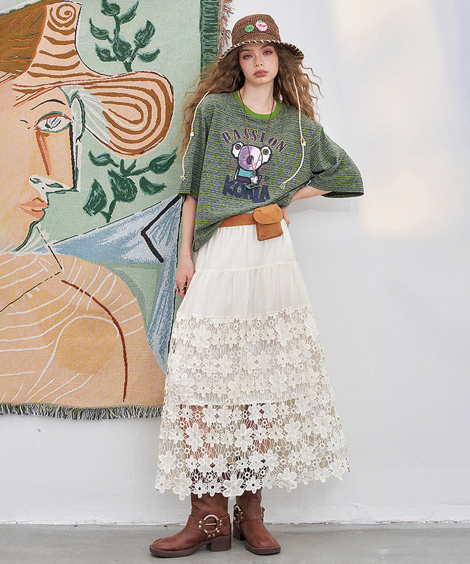 Lace Meadow Tier Skirt