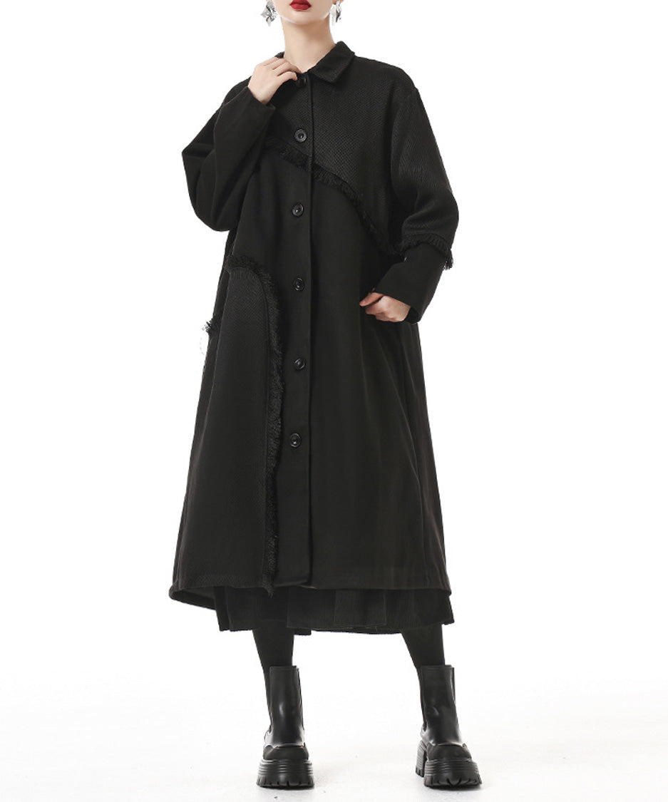 Fringe Texture Mix Coat