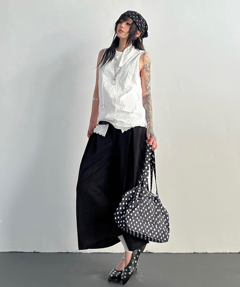 Ripple Collar Top