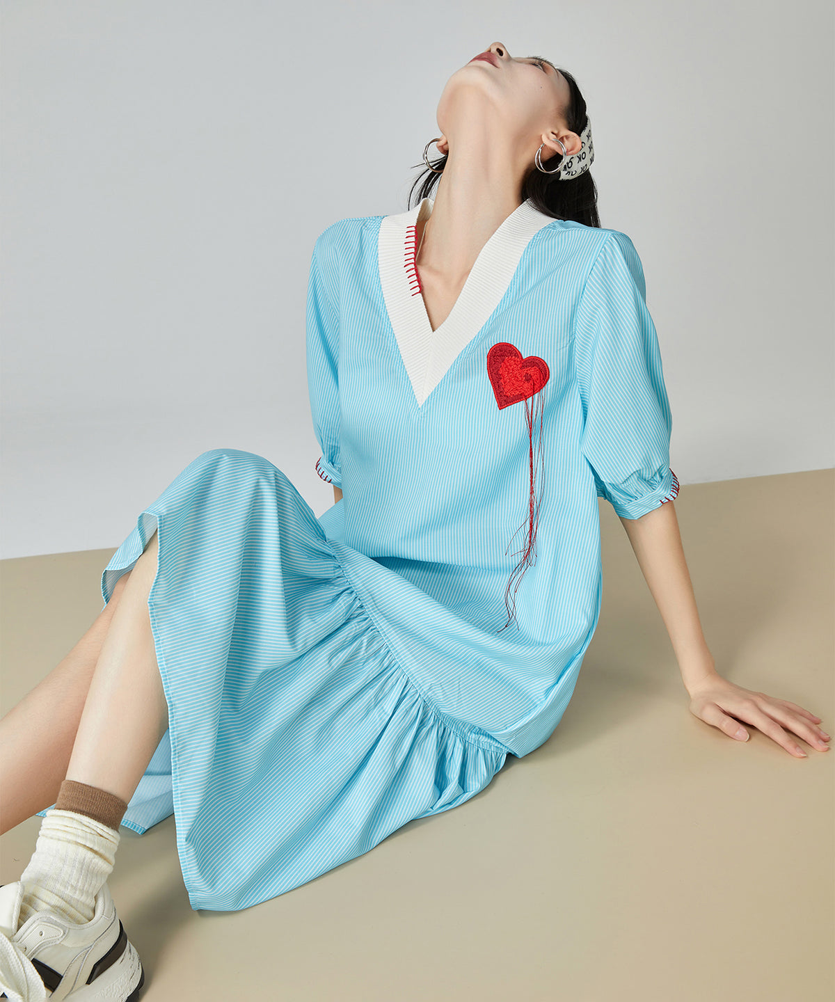 Heart Point Balloon Dress