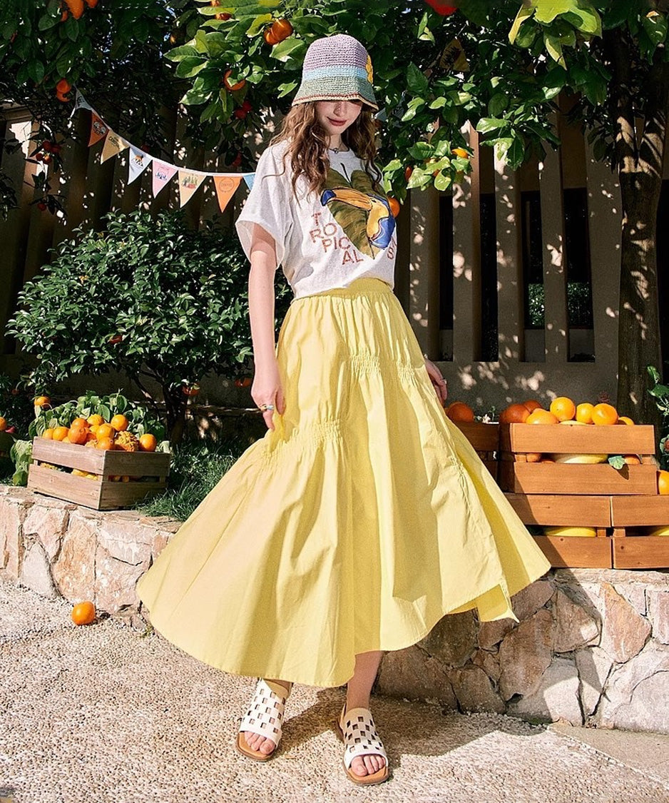 Lemon Drift Skirt