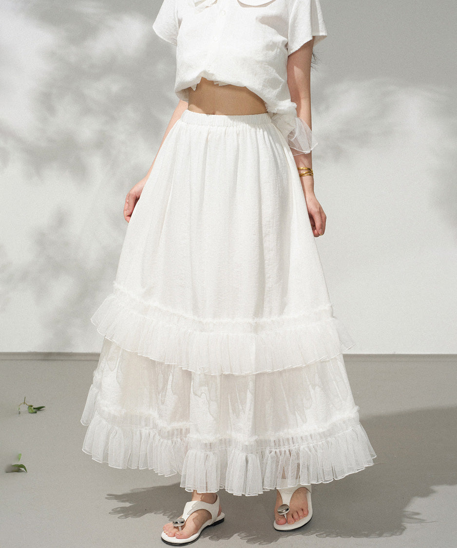 Lunaria Ruffle Skirt