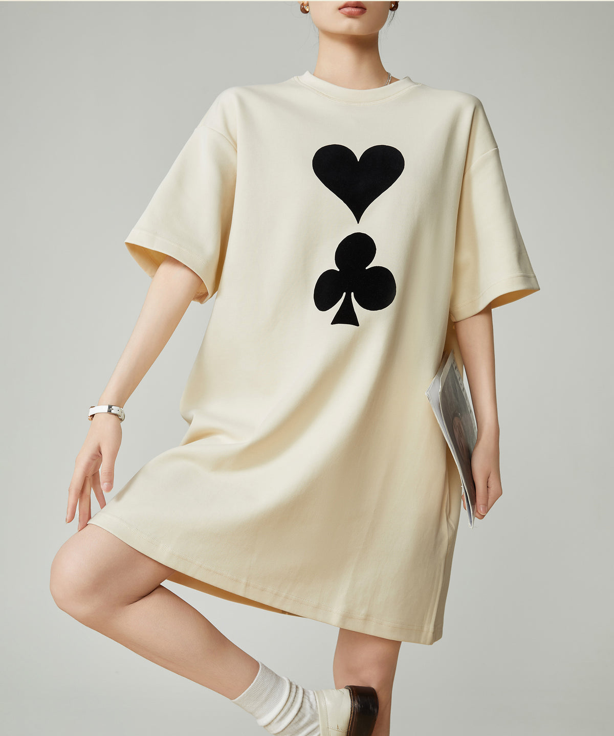 Heart & Club Logo Top