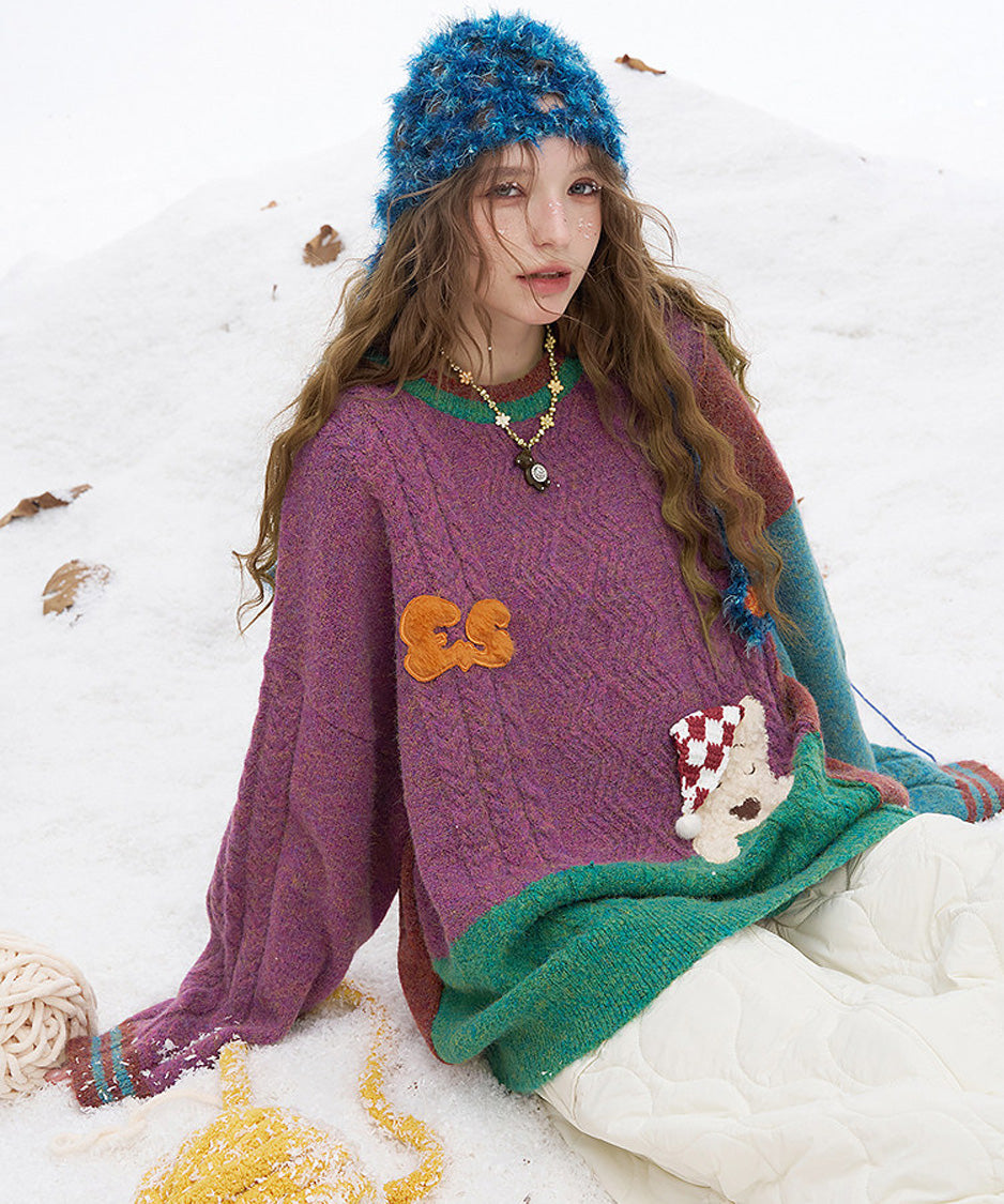 Patch Charm Sweater