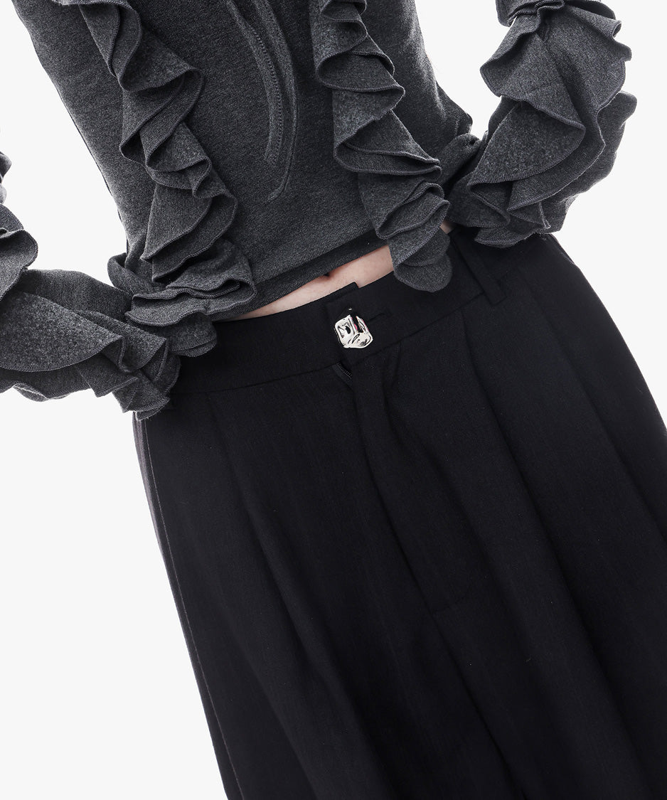 Bicolor Zip Top &amp; Skirt Co-ord