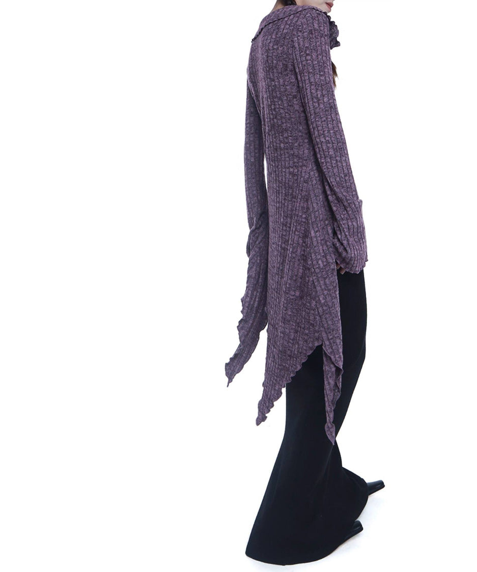 Minimal Rib Long Skirt