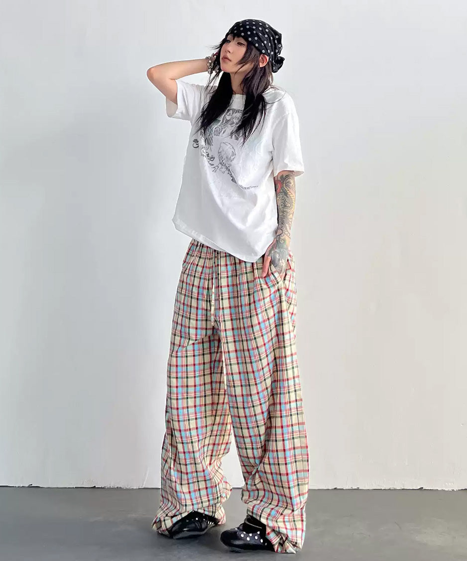 Plaid Ease Pants