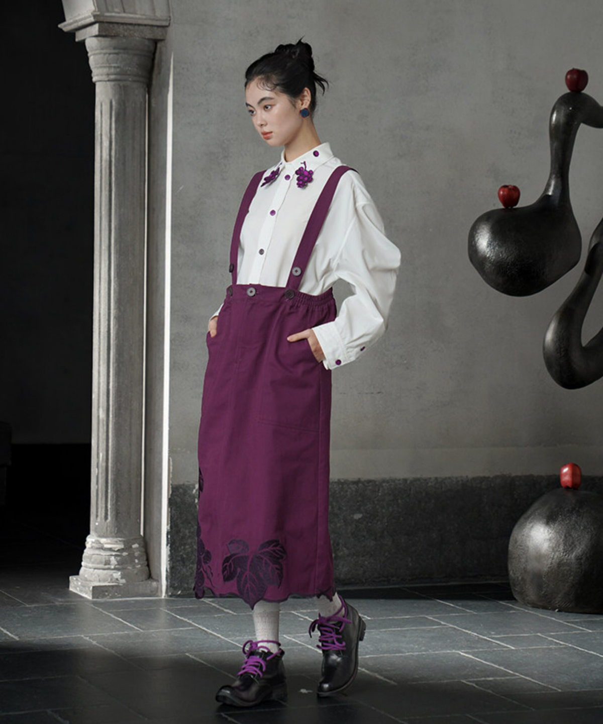 Grape Collar Blouse