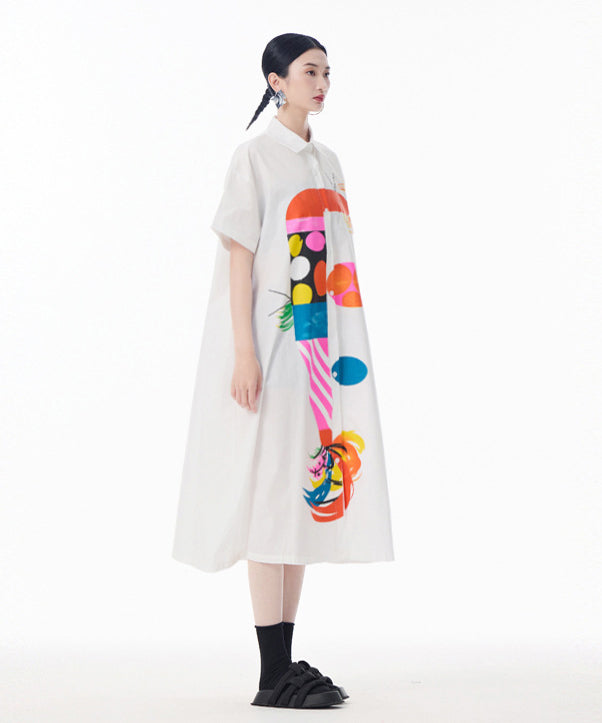 Color Parade Shirt Dress