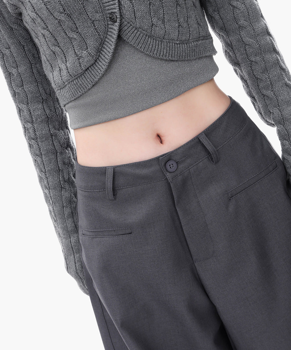 Structured Volume Wide Pants