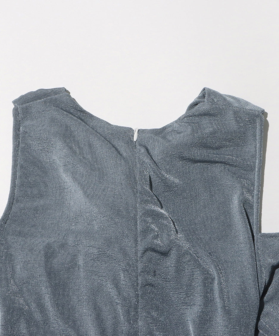 Cross Drape Maxi Dress