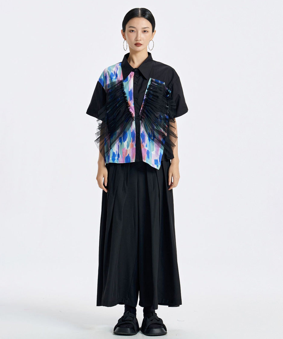 Prism Pleat Blouse
