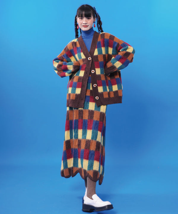 Color Block Check Series