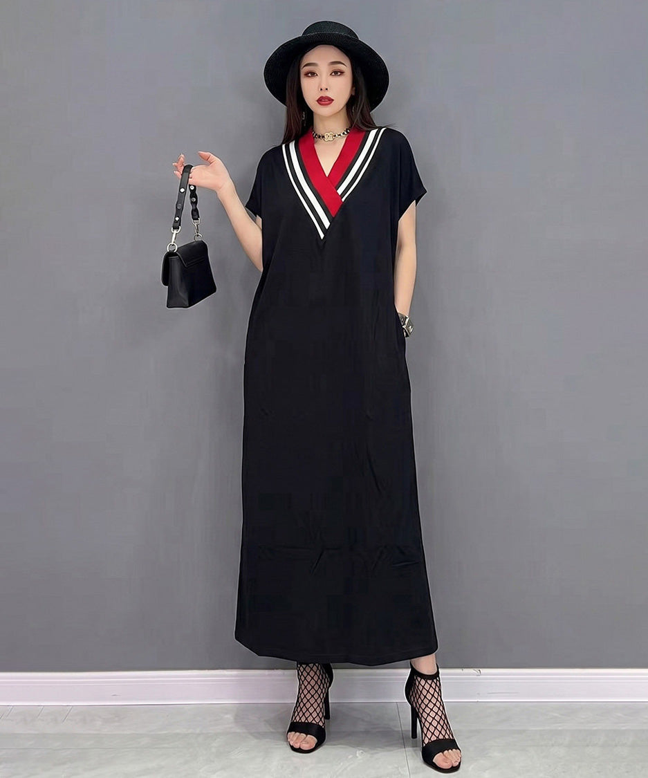 Line Collar Dress