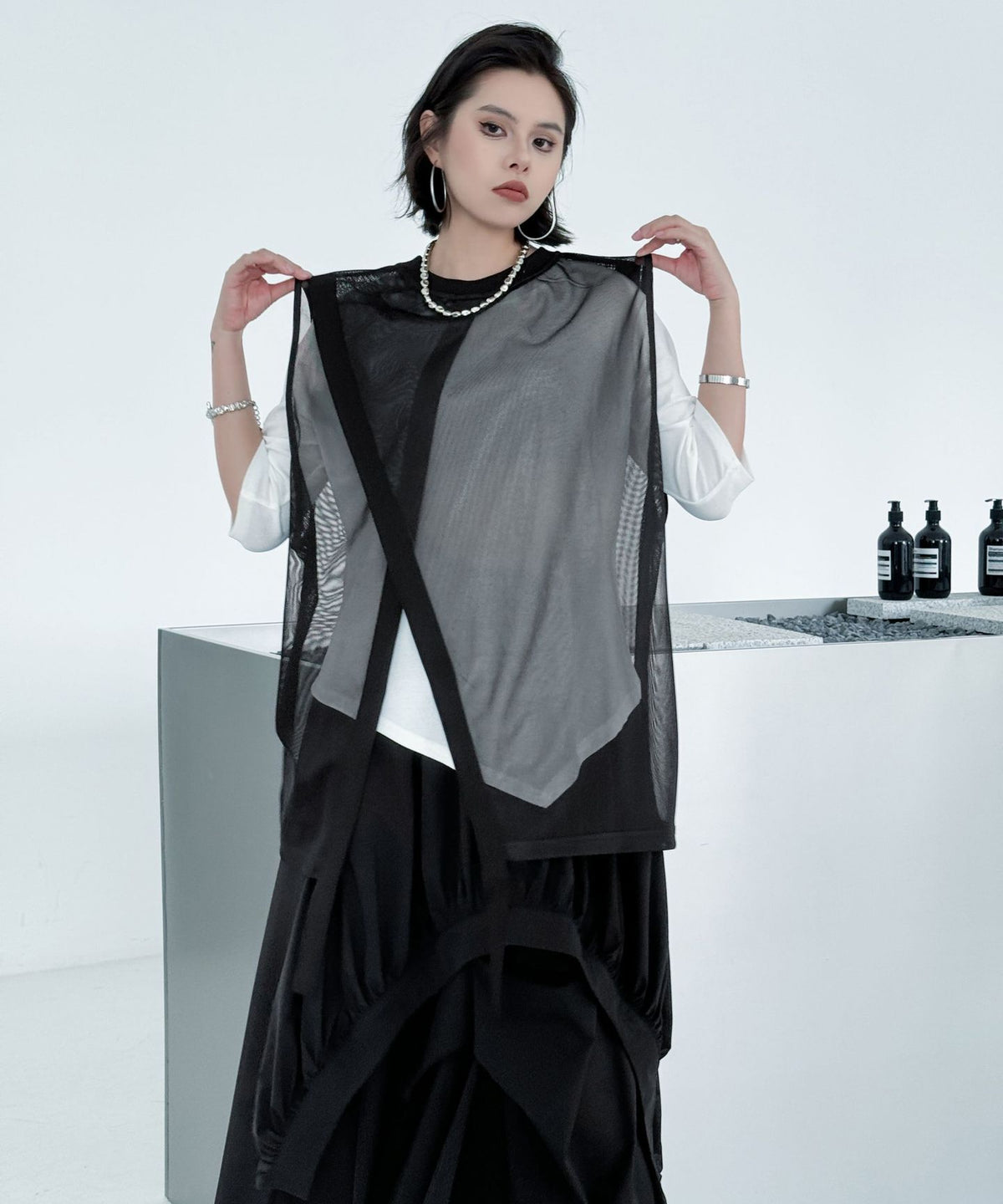 Mesh Layered Vest