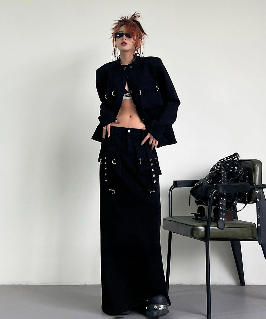 Utility Pocket Jacket＆Cargo Long Skirt Series