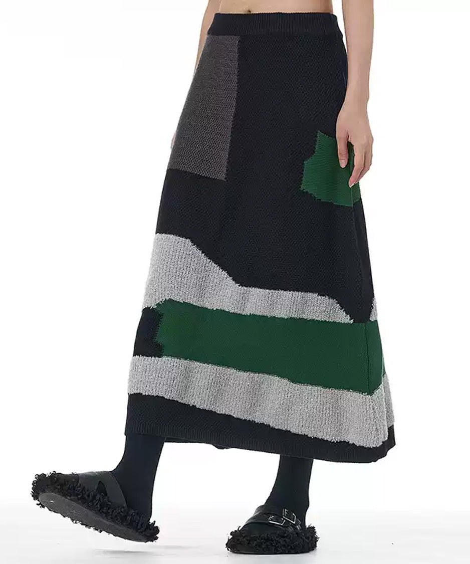 Abstract Block Knit Series