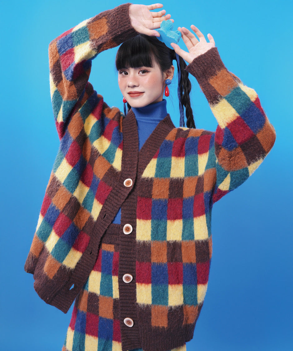 Color Block Check Series