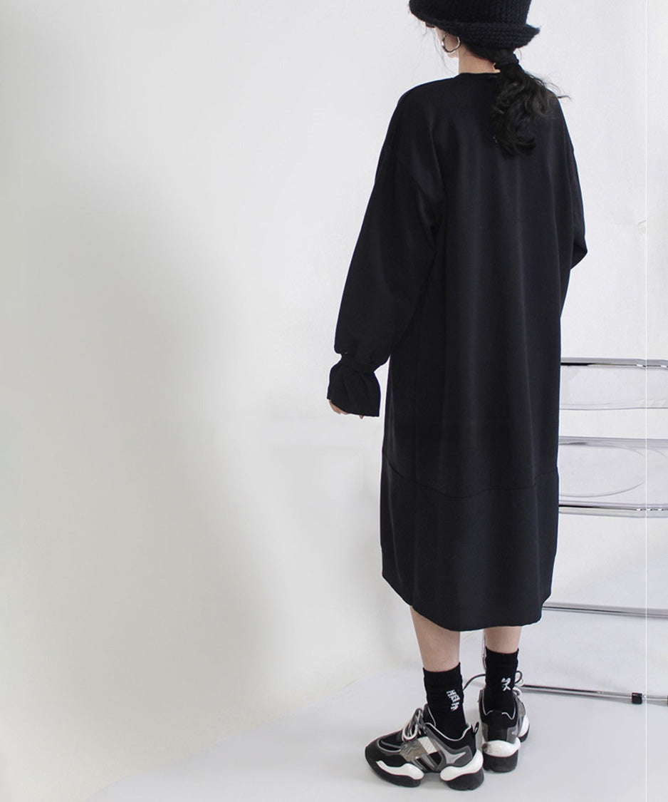 Layered Hem Sweat Dress