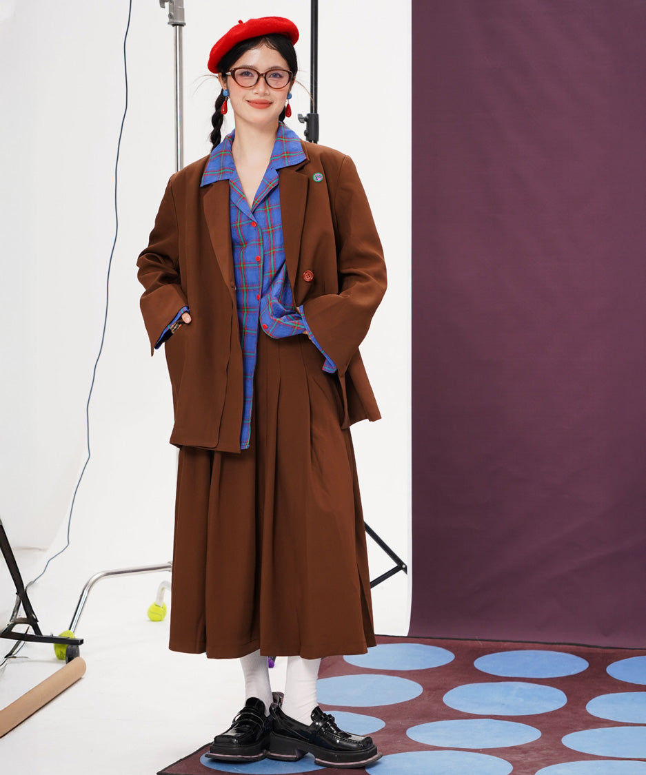 Retro Dot Layer Brown Series