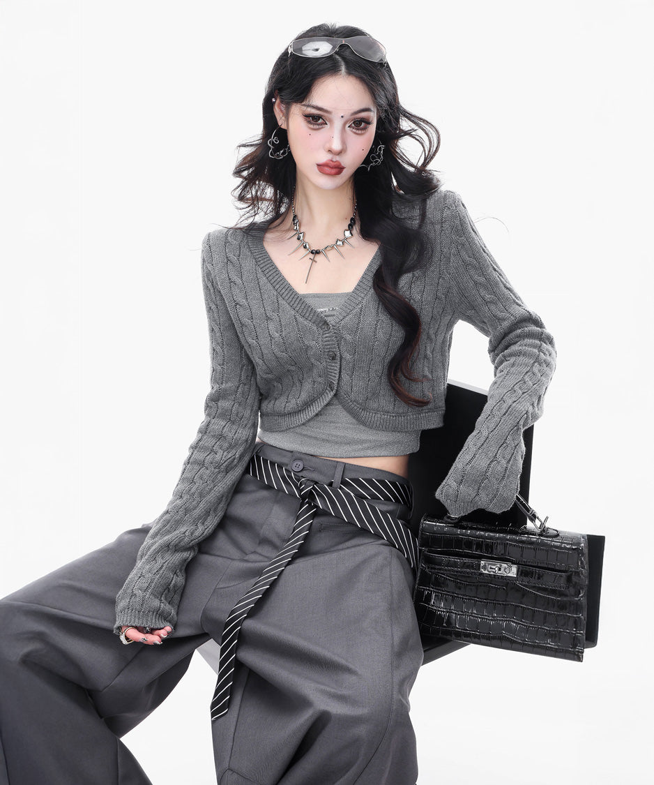 Structured Volume Wide Pants