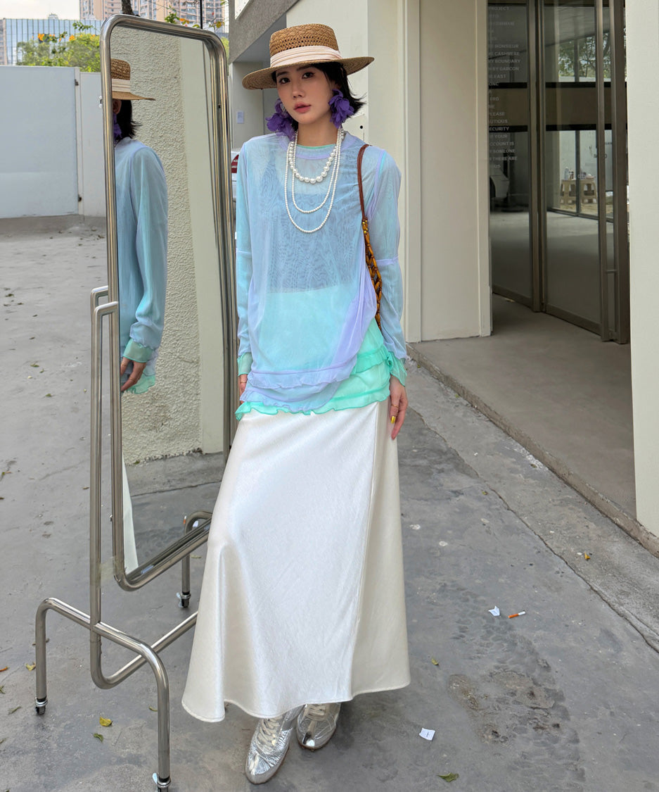 Mist Sheer Mesh Top