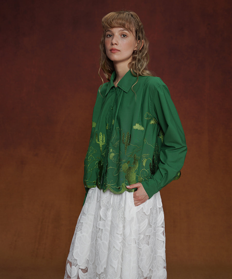 Cactus Embroidery Series