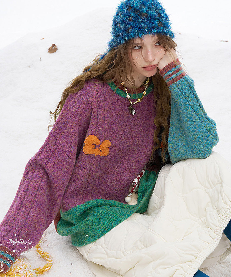 Patch Charm Sweater