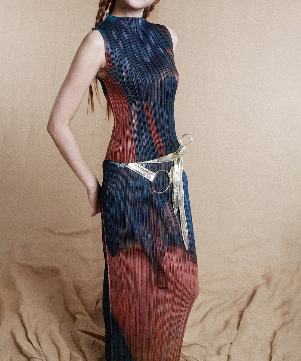 Metallic Ring Belt