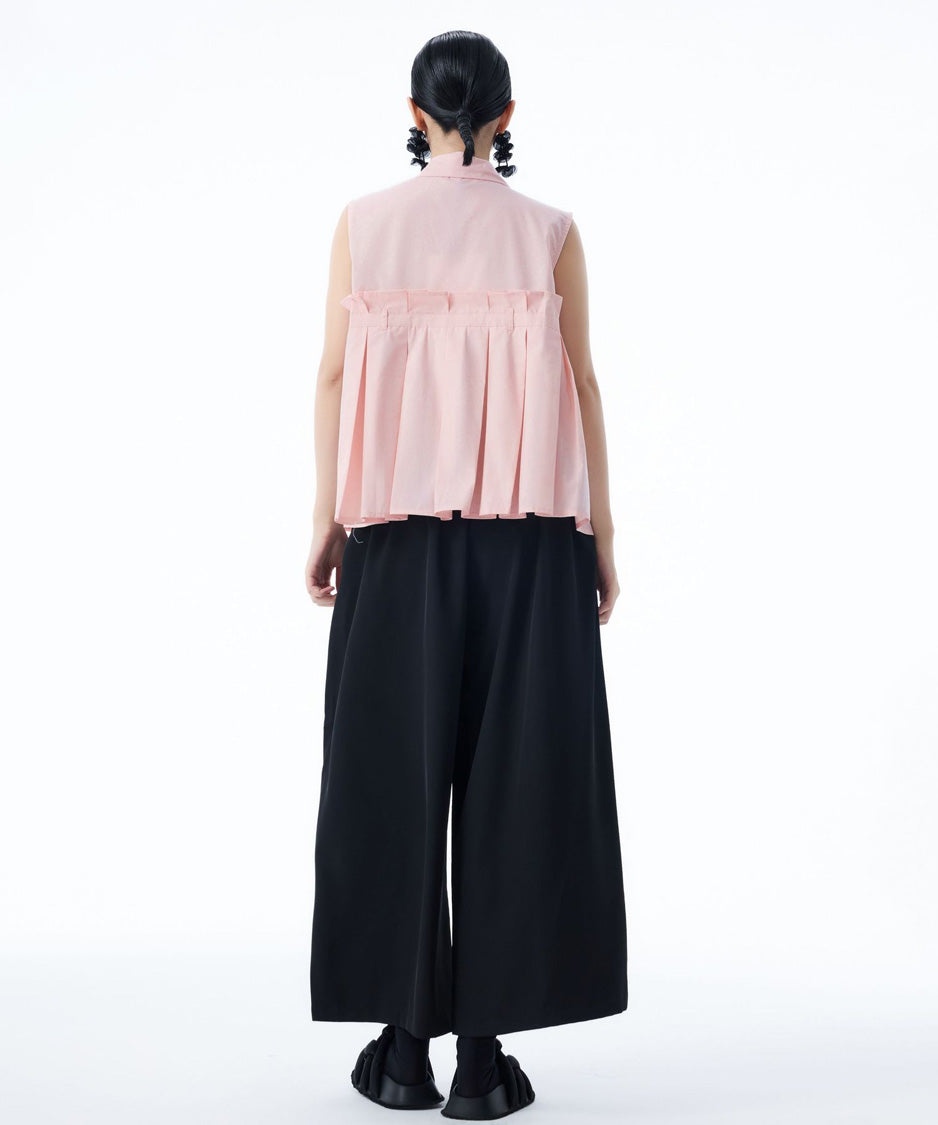 Nivelle Pleat Blouse