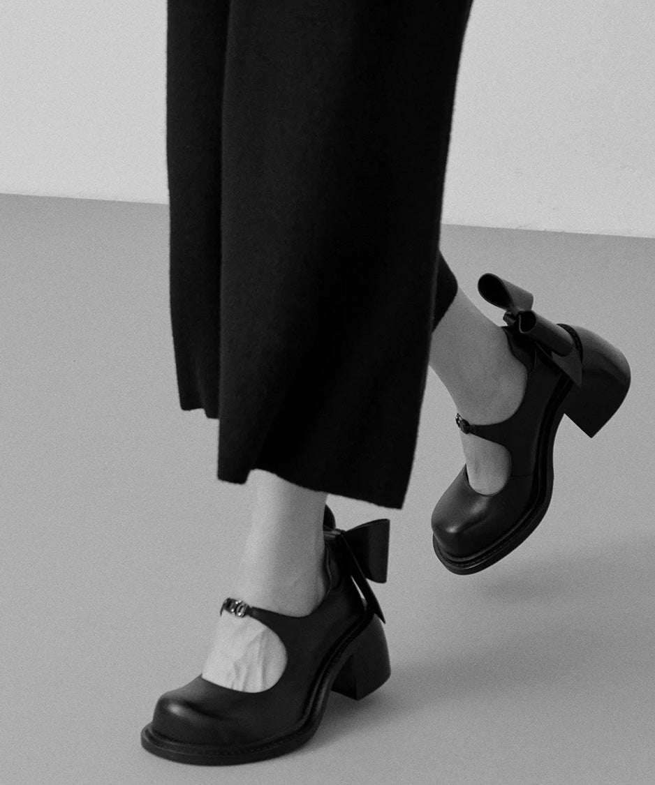 Ribbon Accent Mary Janes