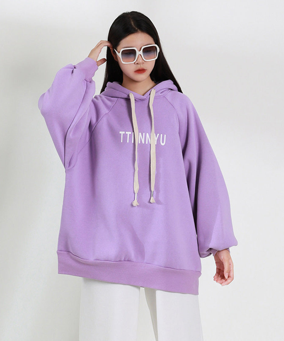 Soft Letter Oversized Hoodie