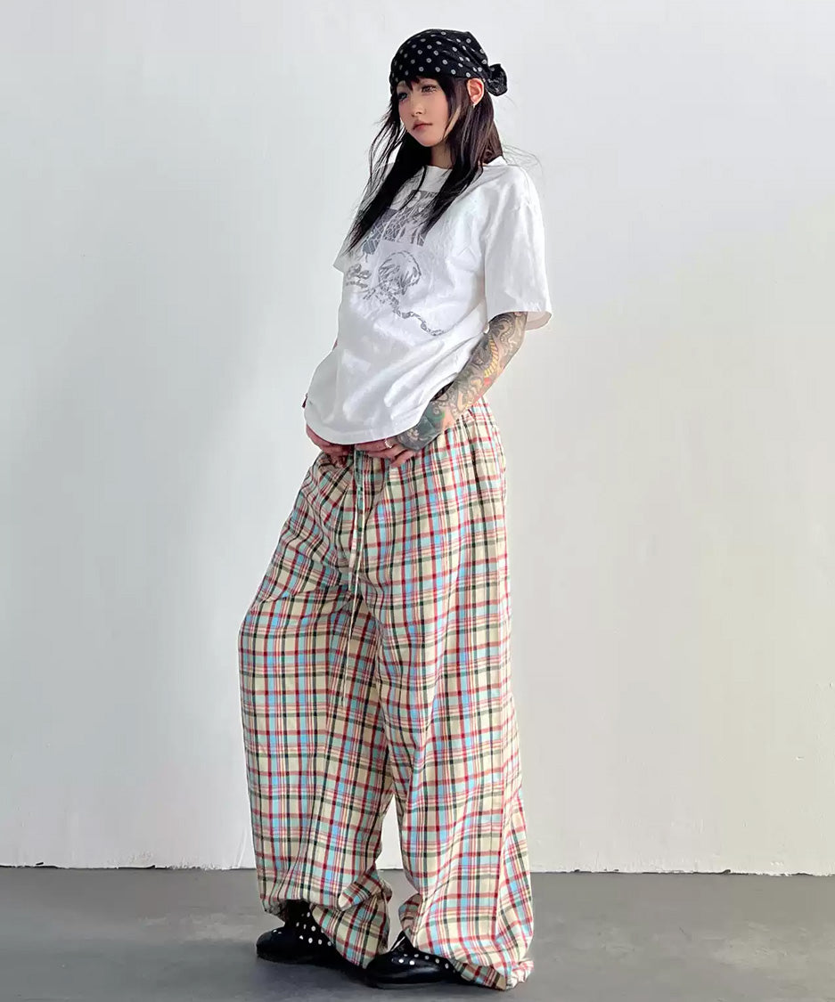 Plaid Ease Pants