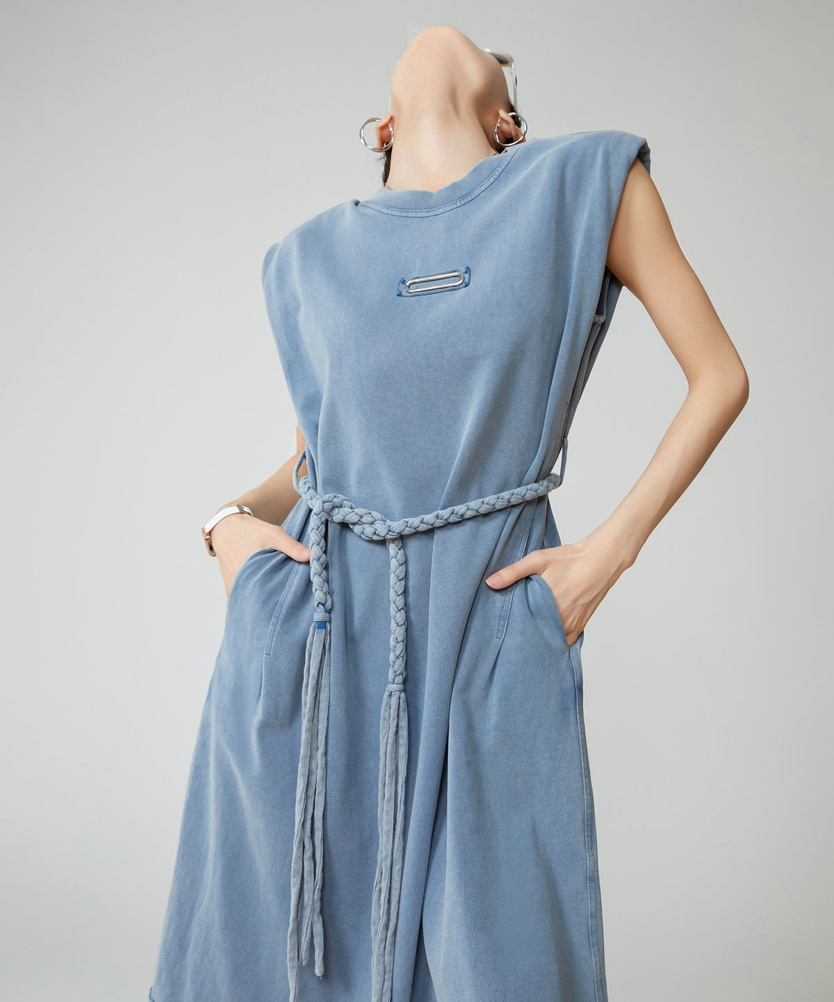 Pigment Drawstring Dress