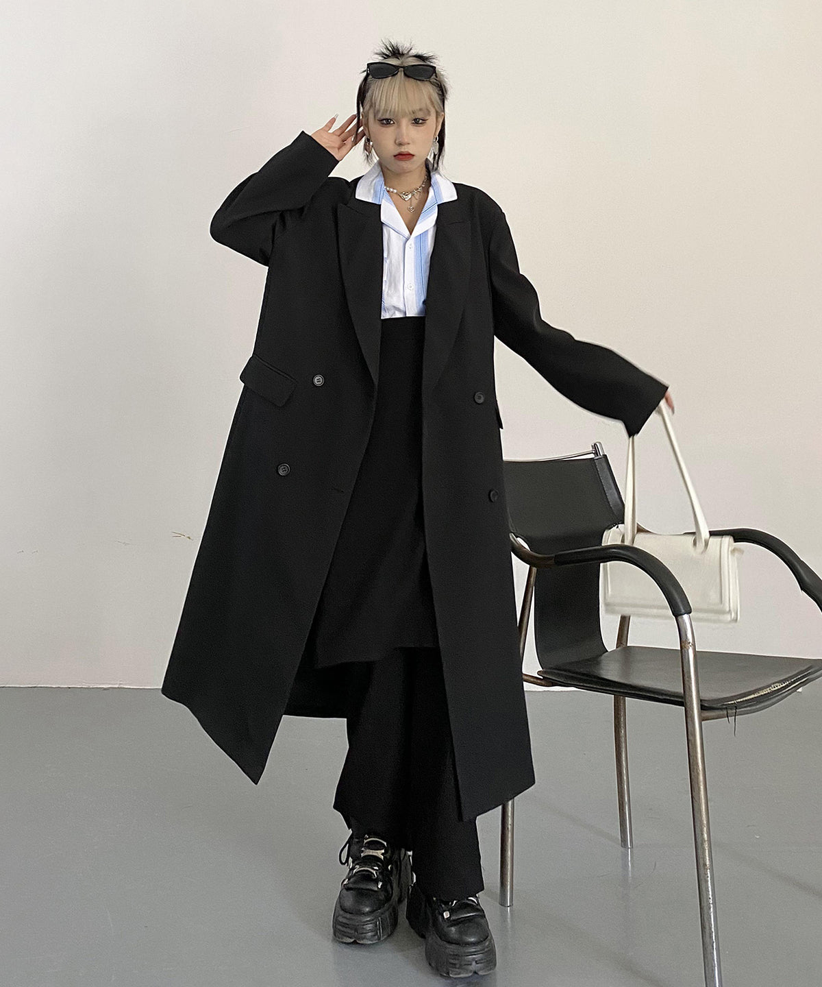 Modern Double Long Coat
