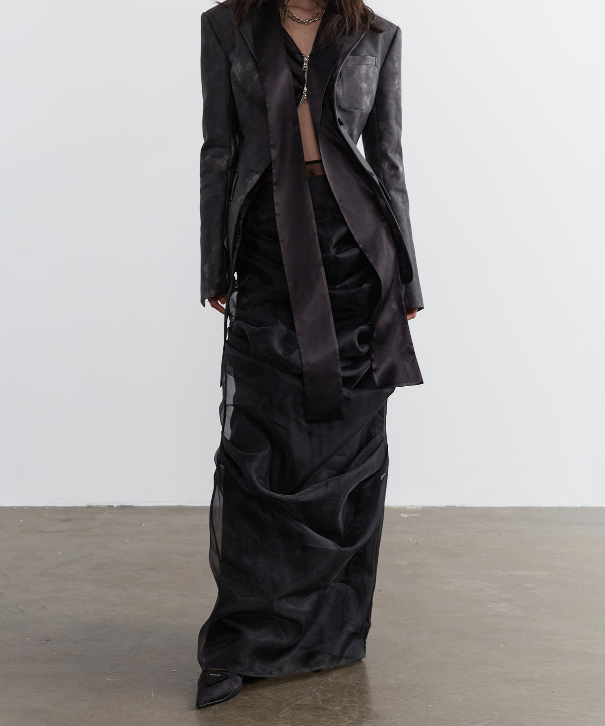 Dual Layer Tulle Skirt