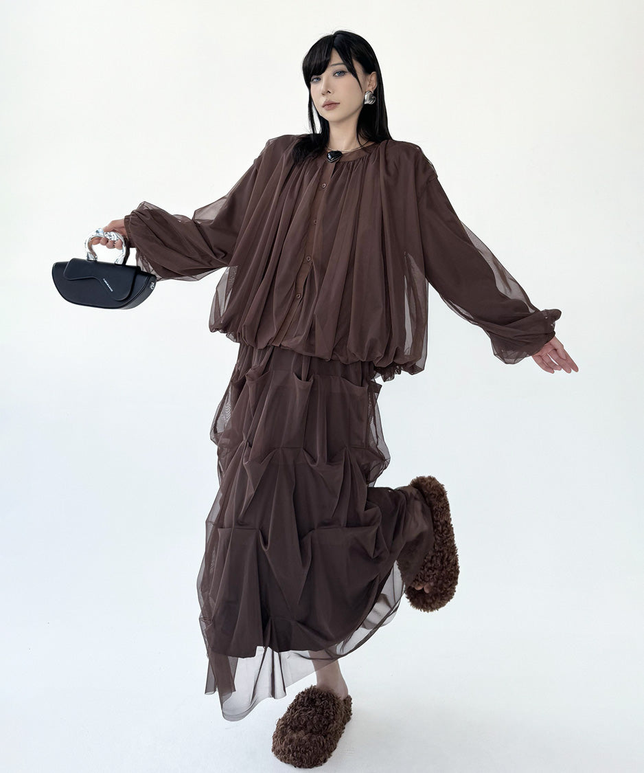 Sheer Volume Gather Tulle Series