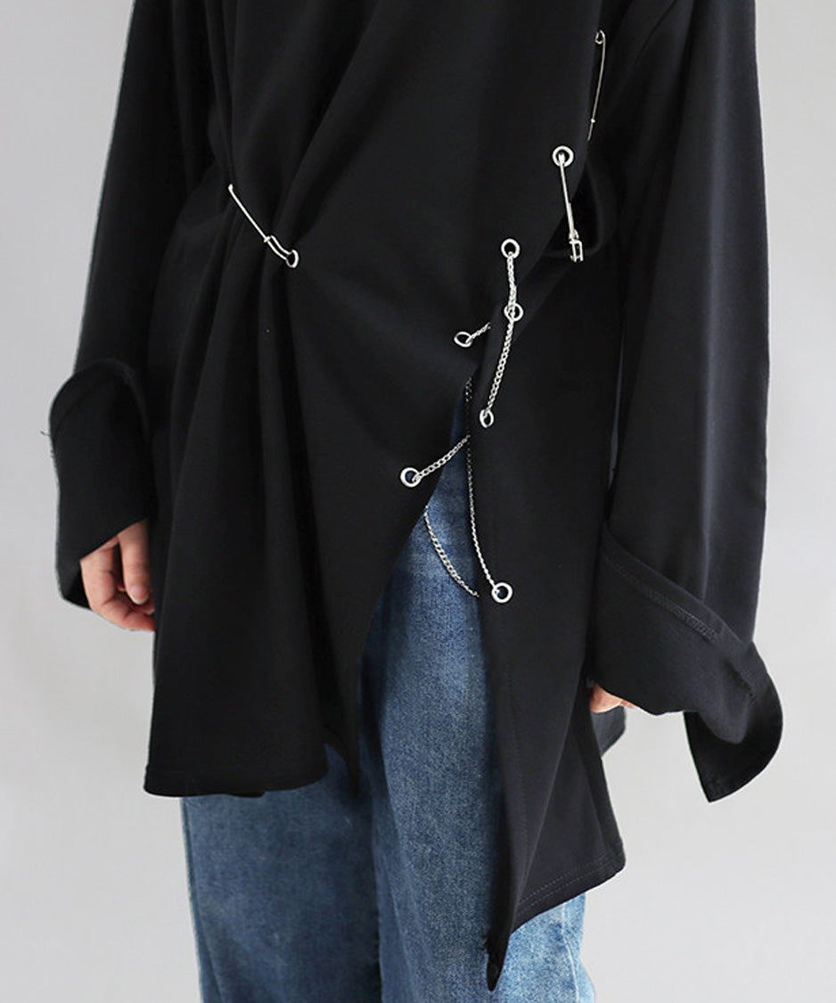 Cutout Pin Sweatshirt
