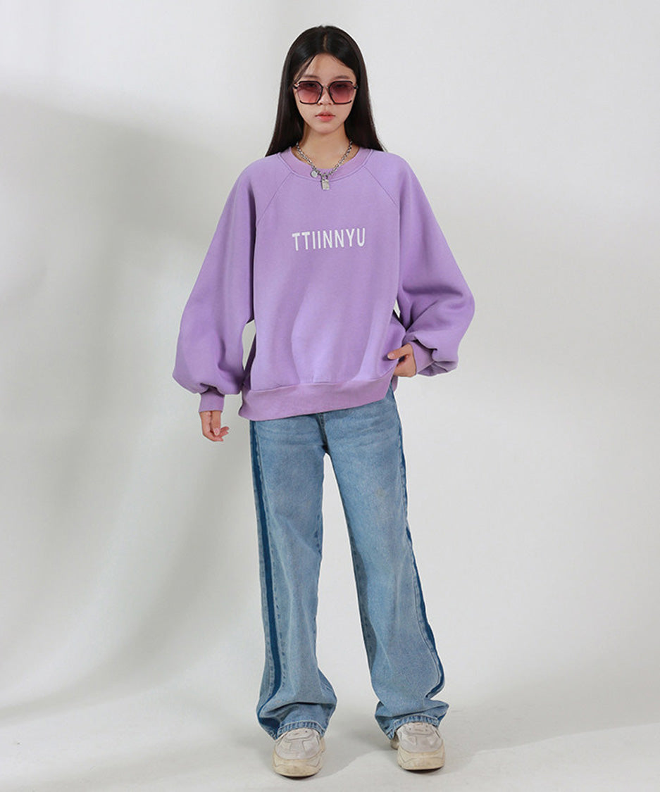 Soft Letter Volume Sweatshirt