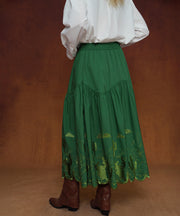 skirt / Green / S