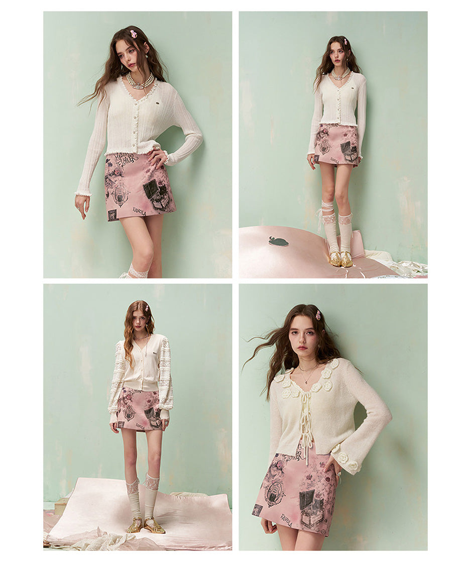 Rose Tale Mini Skirt
