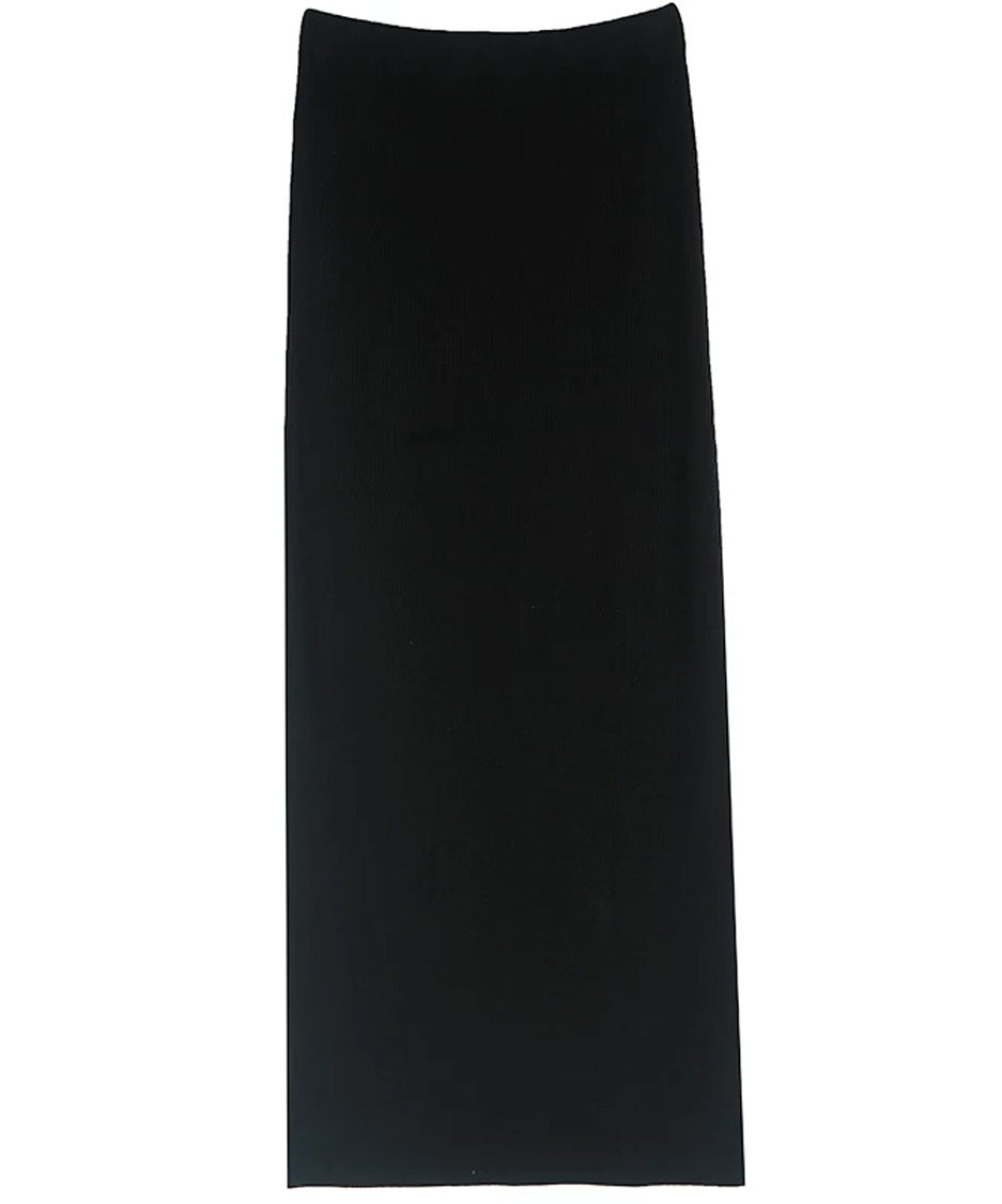 Minimal Rib Long Skirt