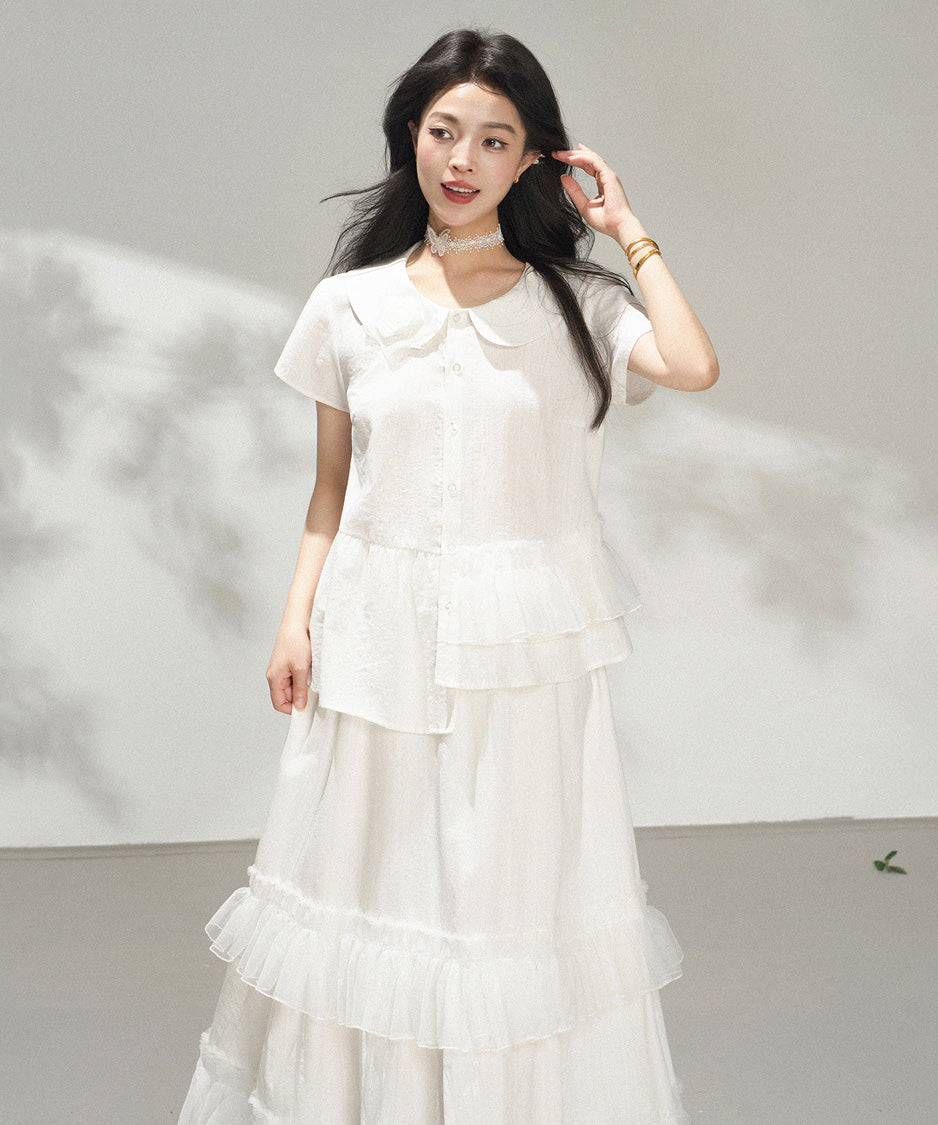Lunaria Ruffle Skirt