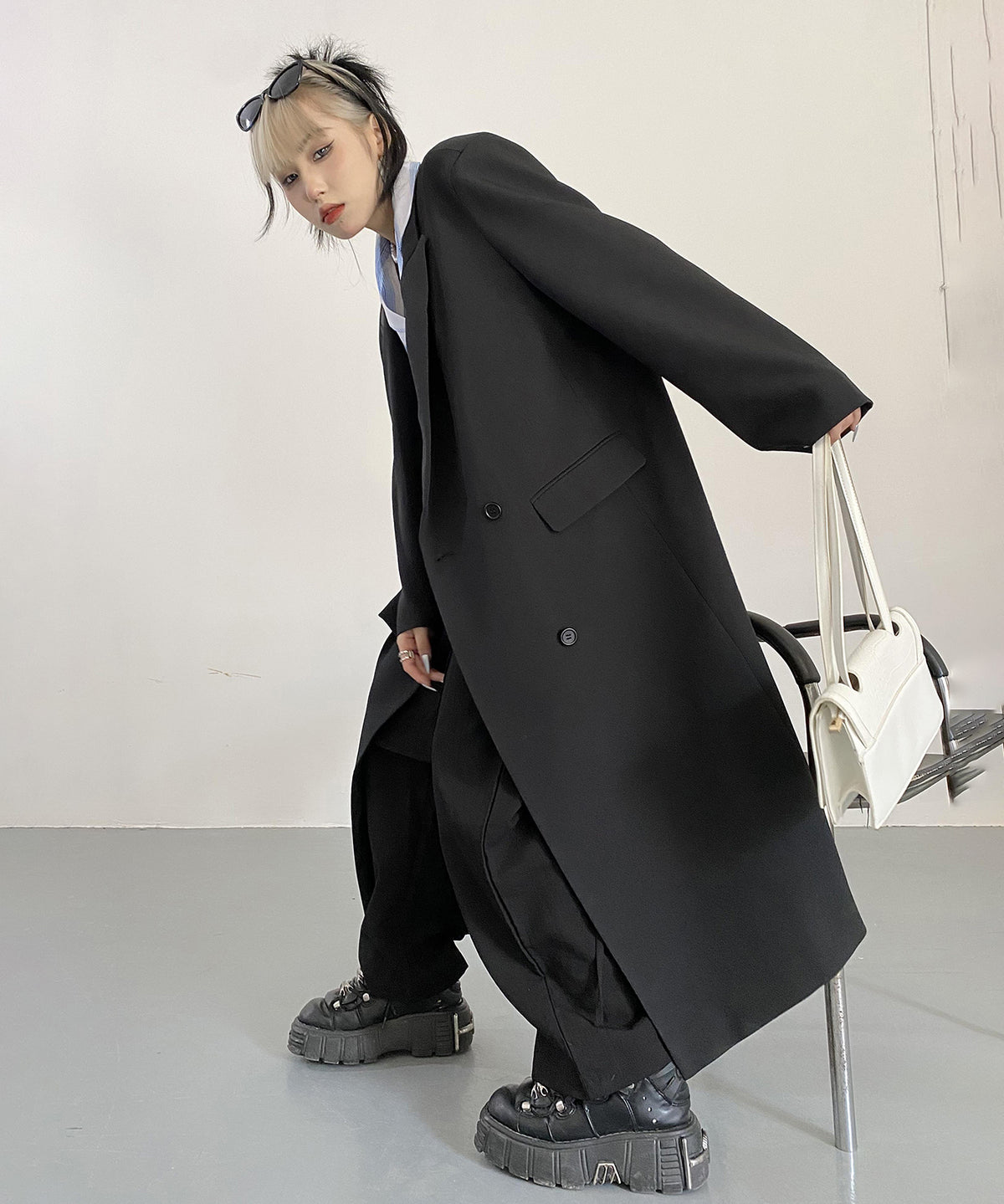 Modern Double Long Coat
