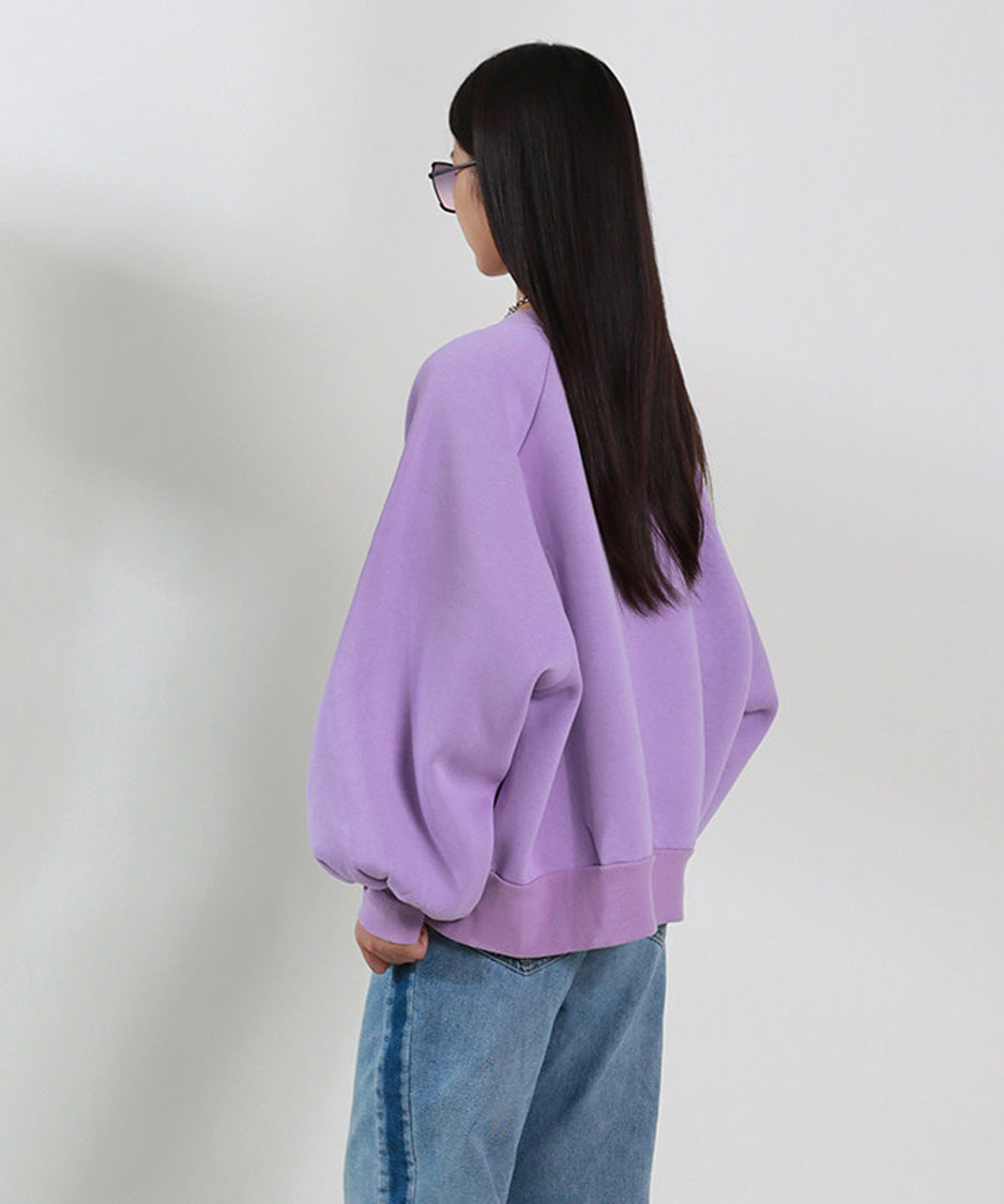 Soft Letter Volume Sweatshirt