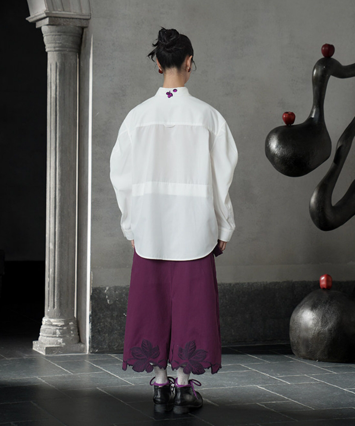 Grape Collar Blouse