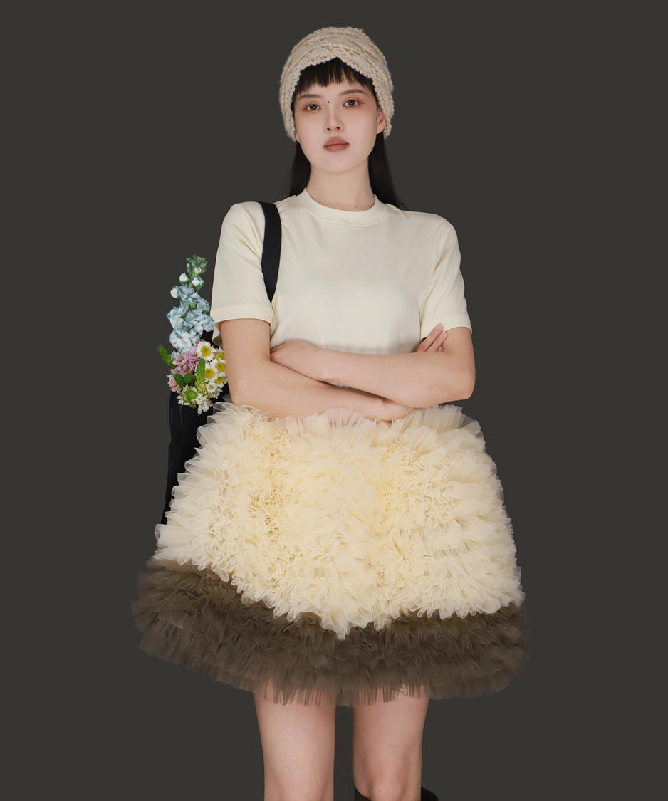Cloud Ruffle Dress