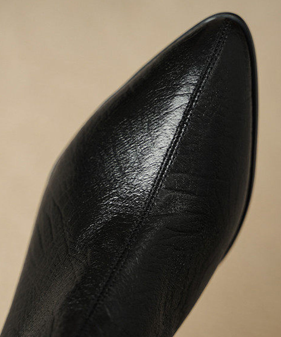 Filigree Heel Ankle Boots
