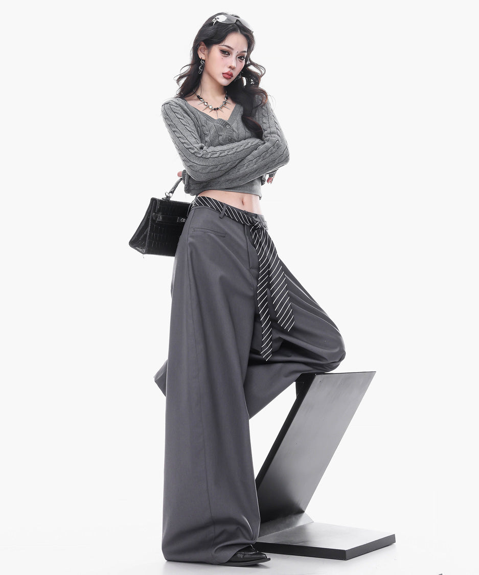 Structured Volume Wide Pants